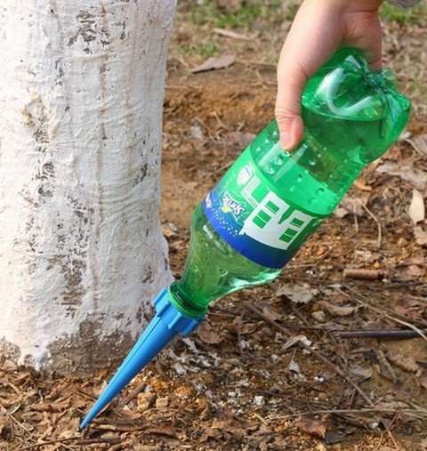 Разбрызгиватель для полива из пластиковой бутылки