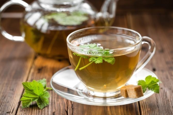 Зелёный чай с сахаром